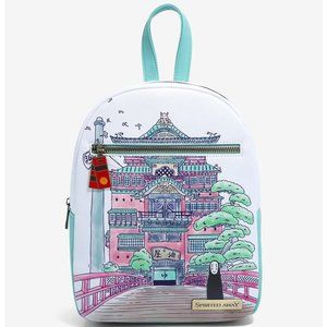 Studio Ghibli Spirited Away Backpack Bathhouse No Face Mini Small Bag White